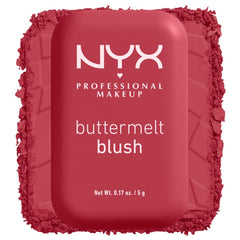 NYX Professional Makeup Buttermelt Blush, Powder Blush, up to 12 H Wear, Fade & Transfer Resistant, Back And Butta.