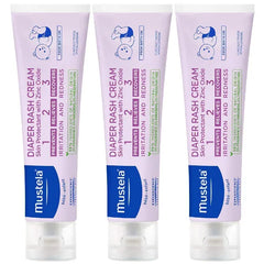Mustela-Baby Diaper Rash Cream 123 - Skin Protectant with Zinc Oxide - Fragrance Free & Paraben Free - with 98% Natural Ingredients