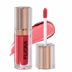 Flicka R U Ready Matte Finish liquid Lipstick for Women 5ML | Enriched with Vitamin E | Lips Long Lasting, Hydrating & Lightweight Lip Colour Shade No 3 (Bare Love)