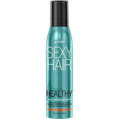 SexyHair Healthy Active Recovery Repairing Blow Dry Foam | Up to 99% Breakage Reduction | Helps Repair | All Hair Types
