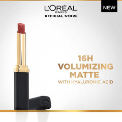 L’Oréal Paris, Color Riche Intense Matte Lipstick, Infused with Hyaluronic Acid for up to 16H long lasting, I Win 666