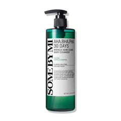 Some By Mi Aha Bha Pha 30 Days Miracle Acne Clear Body Cleanser | Daily Body Wash For Acne Prone Skin | Mild Exfoliating Effect, Deep Cleanses Sebum & Dead Cells, 13.5Oz - 400Ml