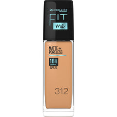 Maybelline New York New York Fit Me Matte & Poreless Foundation 16H Oil Control with SPF 22-312