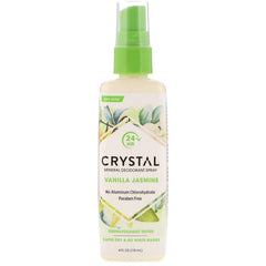 Crystal Essence Deodorant Deodorant Spray 4 Ounce Vanilla Jasmine (118Ml)