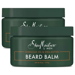 SHEA MOISTURE Mens Skin Care, Beard Balm with Natural Ingredients, Butter and Maracuja Oil to Shape, Smooth & Define Flawless Beard & Facial Hair (2 Pack – 4 Oz Ea)