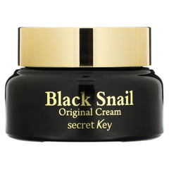 Secret Key Black Snail Original Cream, Facial Moisturizer Formulated with 90% black Snail Extract, Hydrate, Firm, Brighten - 50g