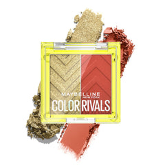 Maybelline New York, Color Rivals Eyeshadow Duo - WATERPROOF (Chill & Daring)