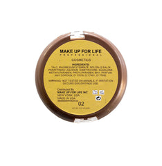 Make Up for Life Professional Bronzer, 02 Brown, 9g