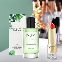 TMAX Scents So Delicious Perfume for Women 50ml | Luxurious Fruity Floral Fragrance, Long-Lasting Scent | Impression of Be Delicious | Ladies Perfume Captive Aromas