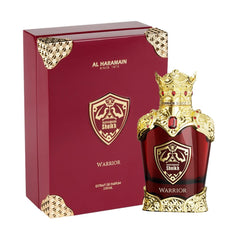 Al Haramain Sheikh Warrior Extrait De Parfum, 100ml Unisex Oriental Spicy Floral Perfume, Glass Bottle, Long-Lasting Cinnamon, Tobacco, Vanilla, Sandalwood & Tonka Bean