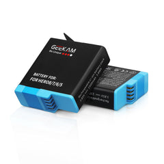 GeeKam Rechargeable Batteries For GoPro Hero 5 6 7 8 - Pack of 2