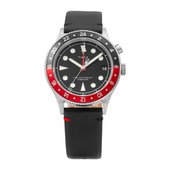 Timex Men's Analogue Quartz Watch with Leather Strap TW2W22800, Black, TW2W22800