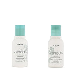 Aveda Shampure Nurturing Shampoo & Conditioner Duo Daily Shampoo & Conditioner for Normal, Fine to Medium Hair Silicone Free Travel Size