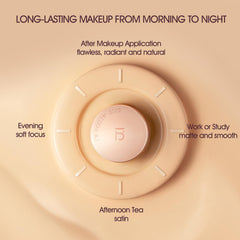 FABLOOX Cellglow Lasting Cream Foundation, Brighten Skin with Buildable Medium to Full Coverage, Skincare Makeup Hybrid, Lightweight and Nourishing Formula, Natural Radiant Finish, Vegan, Porcelain