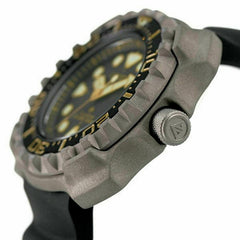 Citizen Men's Analogue Eco-Drive Watch with Rubber Strap Promaster Marine