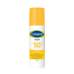 Cetaphil Sun Face Fluid SPF 50+, Sunscreen Tinted Face Moisturizer for Men & Women, All Skin Types, Unscented, 50ml