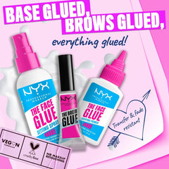 NYX Professional Makeup, The Face Glue Copack, Makeup Stuck Like Glue, Vegan Formula, Upto 24H Hydration