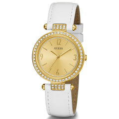 GUESS WOMEN'S WATCH GOLD TONE CASE QUARTZ
