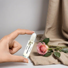 TSZ Scent Rose Vanille Perfume Oil Roll On - 6ml Long-Lasting Fragrance, Sweet Floral & Vanilla Essence for Women and Girls