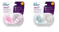 Philips Avent Ultra Soft Pacifier, 6-18 Months, 4 Pieces