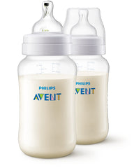 AVENT Philips Anti-colic Baby Bottle 11oz, 2pk, SCF406/24