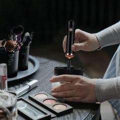 Electric Makeup Brush Cleaner and Dryer- Professional, Quick, Easy, Instant Drying, Rechargeable (USB cable included)