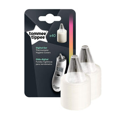 Tommee Tippee Digital Ear Thermometer Hygiene Covers with Tiny Tips Ideal for Newborns, Pack of 40