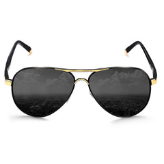 ROCKNIGHT Polarized Aviator Sunglasses for Men Women Metal Flat Top Sunglasses lightweight Driving UV400 Outdoor 58mm