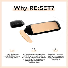 HALEYS RE:SET Liquid Matte Foundation (10) Vegan, Cruelty-Free Foundation Makeup - Even Skin Tone and Cover Blemishes & Imperfections with a Matte Finish for Long-Lasting Wear