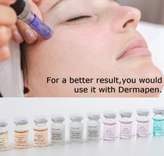 JEMPET Hyaluronic Acid Serum Ampoule Set (12 Vials) for Microneedling Skin Spa Treatment