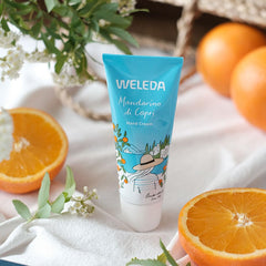 WELEDA Organic Mandarino di Capri Hand Cream Vegan - Natural Cosmetics Hand Care Cream Nourishes Hands Soft and Smooth Natural Care Cream with Mandarin/Rosemary Fragrance for Dry Hands (1 x 50 ml)