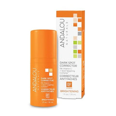 Andalou Naturals Dark Spot Corrector, Complexion Enhancing Face Serum with Vitamin C, May Help Hyperpigmentation, Reduce the Appearance of Acne Scars, Age Spots & UV Damage, 1 Oz