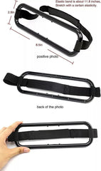 ECVV Car Tissue Paper Box Holder Auto Rear Seat Headrest Support Hold Clip Sun Visor Tissue Box Holder,Car Mount Organizer (Black)