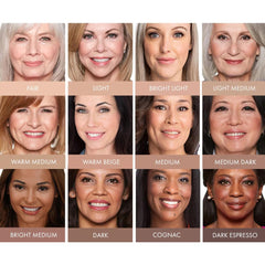 Jerome Alexander Airbrush Foundation Ultra Hydrating, Spray Foundation Makeup with 2x the Active Ingredients, Ultra-Light, Buildable, Full Coverage Formula (Light Medium)