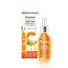 Himalaya Since 1930 Brightening Vitamin C Orange Serum with Hyaluronic Acid & Niacinamide - 30ml | Dark Spot Correction, Antioxidant Glow & Hydration
