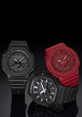 G-Shock Casio Unisex-Adult Quartz Watch, Analog-Digital Display and Plastic Strap GA-2100-1AER