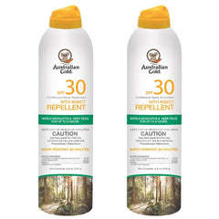 Australian Gold Sunscreen & Insect Repellent Spray SPF 30 | 5.6 Fl Oz (2 Pack)