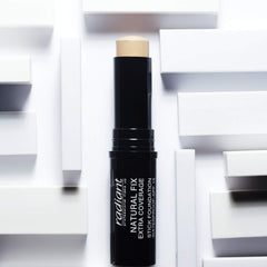Radiant Professional Natural Fix Extra Coverage Stick Foundation - Full Coverage Waterproof Foundation & Contouring Stick - SPF 15 Paraben & Oil Free Matte Finish - 8.5 g - Tawny (06)