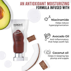 Insight Cosmetics Lip Cream| Hydro Filling Technology with Antioxidan Moisturising| With benefits of Avocado Oil & Coconut Oil| 5.5 gm(LG56-02)