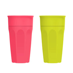 Dr. Brown's Cheers 360 Spoutless Training Cup, 9m+, 10 Ounce, Pink/Turquoise, 2 Count