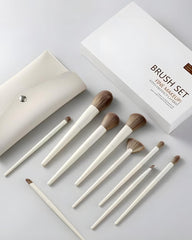 Makeup Brushes Set, 10 Pcs Professional Premium Synthetic Cosmetics Brushes, Portable Soft Make Up Foundation Eye Shadow Face Eyes Lips Cosmetics Tools for Women and Girls