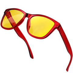 KANASTAL Polarized Sunglasses for Women, Classic Square Mens Sun Glasses, Lightweight Shades for Womens Outdoor 100% UV400 Protection Driving Fishing Golf Outdoor Activities