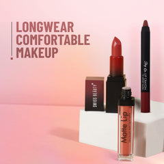 Swiss Beauty Non Transfer Matte Crayon Lipstick - (Pink Rose, 3.5g)