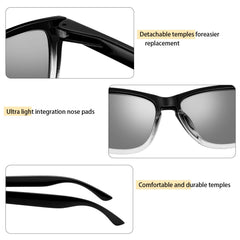 KANASTAL Polarized Sunglasses for Women, Classic Square Mens Sun Glasses, Lightweight Shades for Womens Outdoor 100% UV400 Protection Driving Fishing Golf Outdoor Activities