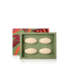 Natura Cacau Bar Soap Set Moisturizing Cocoa Butter Soap for Dry Skin Rich Creamy Lather, Nourishing & Vegan Body Cleanser Brazilian Natural Bath Soap, 4 Pack