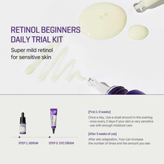 SOME BY MI Retinol Intense Trial Kit | Mild Korean 0.1% Retinol Face Serum & Eye Cream For Beginner | Fine Lines, Dark Circles, Skin Texture & Elasticity Care | 0.33Oz - 10Ml