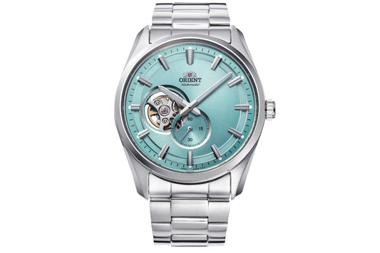 Orient Automatic/Hand-Winding Semi-Skeleton Dress Watch with Sapphire Crystal