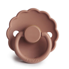 FRIGG Daisy Latex Baby Pacifier 0-6M 1-Pack Rose Gold - Size 1