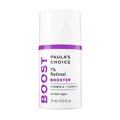 Paula's Choice BOOST 1% Retinol Booster, Vitamin A & Licorice Serum for Fine Lines & Wrinkles For All Skin Types - 0.5 Ounce