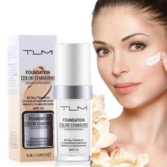 TLM Flawless Colour Changing Warm Skin Tone Foundation SPF 15 - 2 Pack
